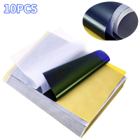 10Pcs Kertas Tato/ Kertas Transfer Tatto/Kertas Karbon Tatto/ Carbon Thermal Tracing Transfer Stensi