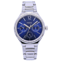 FOSSIL 美國最受歡迎頂尖潮流時尚女性流行腕錶-藍面-BQ3720