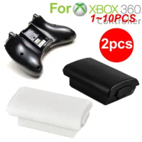 1~10PCS Battery Cover Back Case Shell Pack XBOX360 Battery Back Cover For X Box 360 Wireless Controller Games Accessories