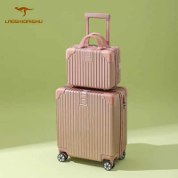 Laoshidaishu koper pilot 18 inch ringan dan multifungsi dengan cabin size super premium material PC 