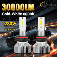 2pcs H1 H7 H11 9005 9006 H4 9004 9007 H13 Super Bright LED Bulbs Car LED, Wltra-White 6000K Very Fas
