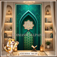 Wallpaper Dekorasi Mihrab Mushola Rumah 3D Kekinian Wallpaper Mihrab Cocok Untuk Ruangan Ibadah Wall