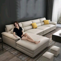 ESCO - Sofa Ruang Tamu Minimalist Berkualitas Sofa L Elegant Model 2025