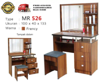 Meja rias 526 lunar/meja rias minimalis/meja rias kamar/meja rias pengantin /drop/termurah