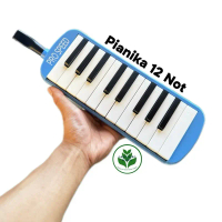 Pianika Pro Speed 12 Not - Pianika Pro Speed 12 Key dengan Tas Cover Warna Biru dan Selang Peniup