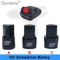 Turmera new 12v 3s screwdriver battery electric drill battery Cordless screwdriver charger battery for power tools shura shurik