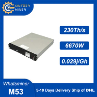 New MicroBT Whatsminer M53 230T Asic Miner Cryptocurrency Mining PK IceRiver KS0 KS1 KS2 With PSU Free Shipping