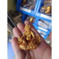 Antique Copper Gilded Buddha Buddha Buddha Ornament Sakyamuni Buddha Copper Statue Worship Statue Home Buddha Offering Ornaments