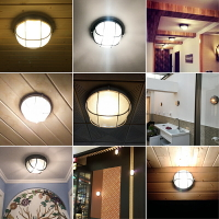 儲藏室LED工業風復古吸頂燈防水防潮衛生間廁所浴室廚房室外陽臺