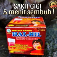 HAL HIL OBAT AMPUH ATASI SAKIT GIGI DAN GUSI BENGKAK ORIGINAL 100%