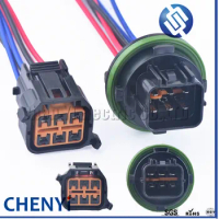 6 Pin Auto waterproof plug wiring cable Car headlight connector Light Lamp Plug for Hyundai Sonata Elantra IX35 K2 K3 K series