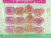 【震撼精品百貨】Hello Kitty 凱蒂貓 造型夾-12入夾子-蛋糕圖案 震撼日式精品百貨