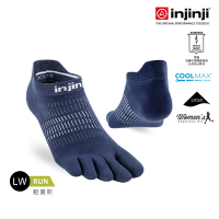 【injinji】女 Run輕量吸排五趾隱形襪NX(海軍藍)- WAA90 | COOLMAX 女生腳型 吸濕排汗 輕量透氣 五趾襪 隱形襪