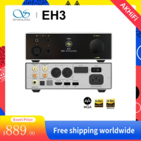 SHANLING EH3 Desktop DAC AMP Streamer ES9039SPRO 4* OPA1612 Chip Hi-Res Support 768kHz/DSD512 Audio Bluetooth 5.0 Receiver