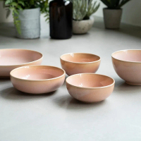 LOVERAMICS - BÁT GỐM ER-GO!ROSE - 14CM LOW BOWL (Size L) (ROSE)