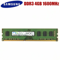 Samsung 4G 4GB 2RX8 12800U PC3 PC3L 12800U 1600MHZ PC คอมพิวเตอร์เดสก์ท็อป RAM หน่วยความจำเดสก์ท็อป4G 1RX8 DDR3 1600 RAM