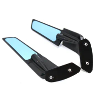 Suitable for Ducati V4 V2 modified fixed wind wing rearview mirror wing motorcycle folding mirror 2020-2021