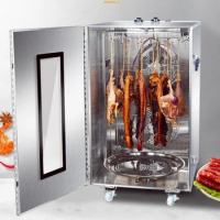 220V 16 Layer Bacon Dehydrator Snacks Herbs Gain Meat Food Dryer Dry Food Machine12 Trays Food Dried Fruit Machine Dryer