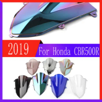 Windshield For Honda CBR500R CBR500 CBR 500 R 500R 2019-2022 Double Bubble WindScreen Motorcycle Accessories Fairing Deflector