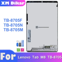 Tested 8.0" LCD For Lenovo Tab M8 FHD TB-8705F TB-8705N TB-8705M TB-8705 LCD Display Touch Screen Digitizer Assembly Replace