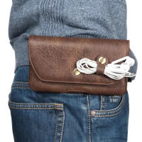 Leather Phone Pouch For VIVO Y02t Y36 Y78m Y78 Plus Card Wallet Waist Belt Bag Flip Case For vivo Y100A Y11 Y02A Y56 Y55s Y53 t