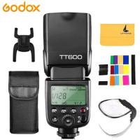 Godox TT600 2.4G Wireless Flash Speedlite Master/Slave Flash with Built-in Trigger System Compatible for Canon Nikon Fujifilm