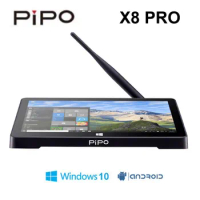 New 100% Original PIPO X8 Pro Mini PC X8 Pro 4GB 64GB Windows 10 OS 7 Inch Touch Screen BT WIFI USB RJ45 Tablet PC MINI TV BOX