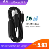 Temperature Humidity Sensor Accessory HTS2, Works With BroadLink RM4 mini/RM4 Pro
