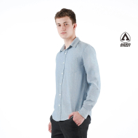 Aerostreet Kemeja Oxford Panjang Clovis Navy QFA2A