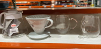 [COSCO代購4] C136306 HARIO V60 手沖咖啡套組 1-4杯 含玻璃杯2入