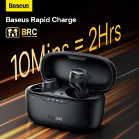 Lzd baseus bowma10 TWS Earbud-48dB ANC Noise Cancelling 4-mic ENC 140H playtime Audio Bluetooth 5.3