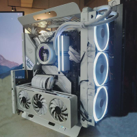 開放式機箱 電腦機箱 水冷 風冷 開放式機箱240/360水冷風冷ATX/matx機架顯卡豎裝電腦主機小機箱