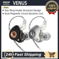 SGOR VENUS HIFI In Ear Earphones Dynamic Headphones IEM Monitor Earbud Super Bass Noise Cancelling P