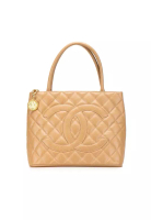 Chanel 二手 Chanel 魚子醬徽章托特包