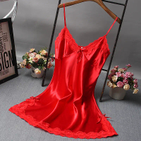 [TOP SALE] Lingerie Wanita Lace Mesh Babydoll Baju Tidur Mini Fit Poliester Panjang Polos  1032
