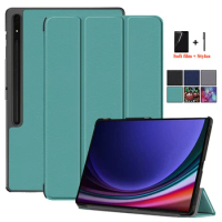 For Samsung Galaxy Tab S9 S8 Ultra Case 14.6 2023 Tri-Folding Stand Magnetic Smart Shell for Funda Galaxy Tab S9 S8 Ultra Case