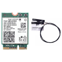 Wifi Card Ax201 Ngw with Antenna Wifi 6 3000Mbps M.2 Cnvio2 Bluetooth 5.1 Wifi Adapter for Windows10