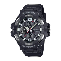 【CASIO 卡西歐】G-SHOCK 飛行錶系列/54mm/經典黑(GR-B300-1A)