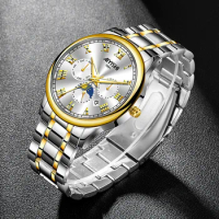 High Simple Business Sports Men's Watches Non-mechanical Steel Waterproof Luminous Luxury Man Quartz Watch Wrist Watch