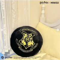 Miniso x Harry Potter 16in. Round Pillow Hogwarts Bantal Hitam Hogwarts
