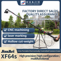 JIANMEI XF64S-3M Aluminium Alloy Portable Pro DSLR Video Camera Crane Jib Arm Standard Version Jimmy Jib Crane W/ Bag