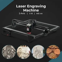 Mesin Ukir Laser CNC DIY 2 DIY Laser Engraving Machine CNC 2 Warna Hitam Kekuatan Laser Kepala Laser