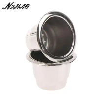1Pc Refillable Stainless Steel Espresso Coffee Maker Capsule Refilling Filter For Nespresso Machine Reusable Filter Coffee Pods