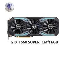 MAXSUN Original GeForce GTX 1660 SUPER iCraft 6GB Graphics Card RGB Gaming Video Card GDDR6 Video Memory Nvidia 192Bit GPU