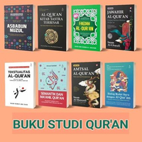 Paket kitab ulumul quran/jawahirul quran/asbabun nuzul/amtsal al quran/tekstualitas qur'an/al Qur'an