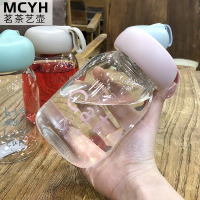 網紅大肚迷你杯子可愛玻璃杯女學生韓版便攜潮流水杯小清新隨手杯