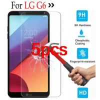 5pcs 2.5d 9h hd tempered glass on for lg g6 g 6 screen protector cover for lg g6 protective glass h870 h870k h870s film case