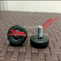 Karet Kaki Adjuster Stabil Kaki Meja 30mm untuk Meja dan Rak