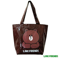 LINE FRIENDS 熊大輕質造型萬用袋(LI_5494)
