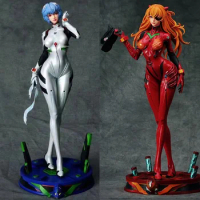 Anime NEON GENESIS EVANGELION EVA Figure GK Ayanami Rei Asuka Shikinami Langley Action Figure 47cm PVC Model Collection Toy Gift